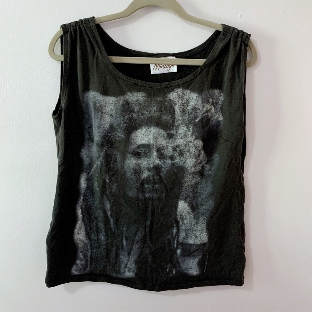 💄2/$25 Vintage Bob Marley Top